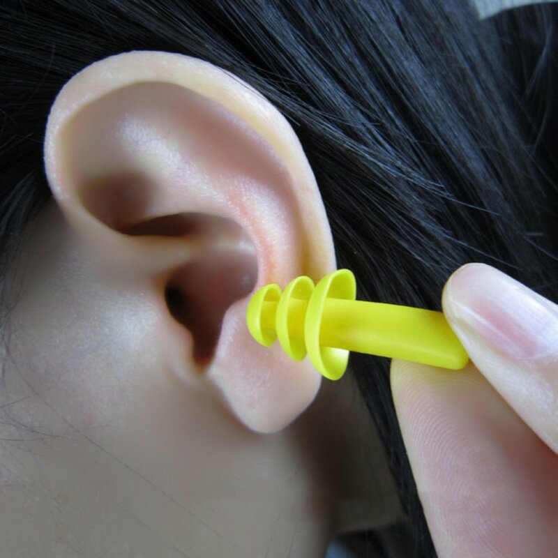 귀 플러그 소음 슬리핑 귀마개 실리콘 소음 방지 귀마개 울트라 소프트 귀 보호대 슬리핑 플러그