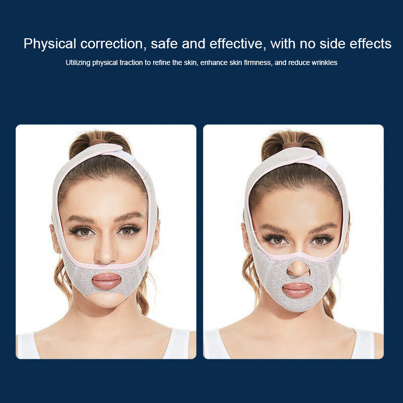 Novo Design Chin Up Máscara V Linha Shaping Máscaras Rosto Escultura Máscara Do Sono Facial Emagrecimento Cinta Rosto de Levantamento Cinto