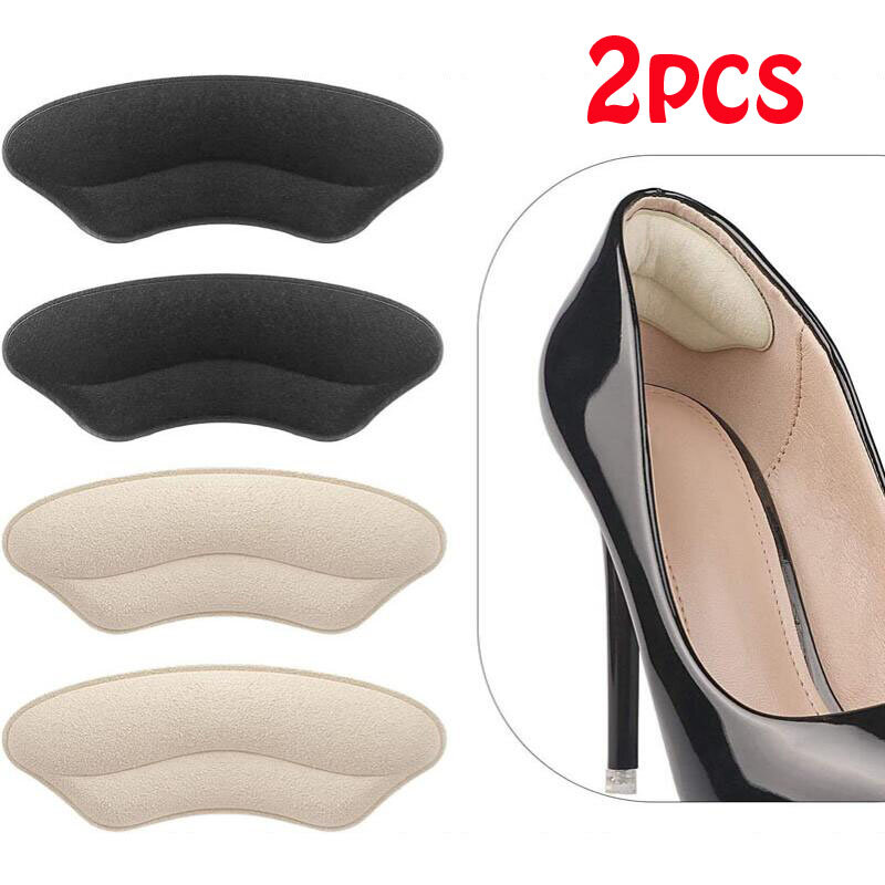 4PCS Insoles Patch Heel Pads for Sport Shoes Adjustable Size Antiwear Feet Pad Cushion Insert Insole Heel Protector Back Sticker