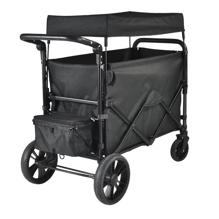 Оптовая продажа, регулируемая складная коляска для домашних питомцев размером до 80 кг, из высококачественной стали