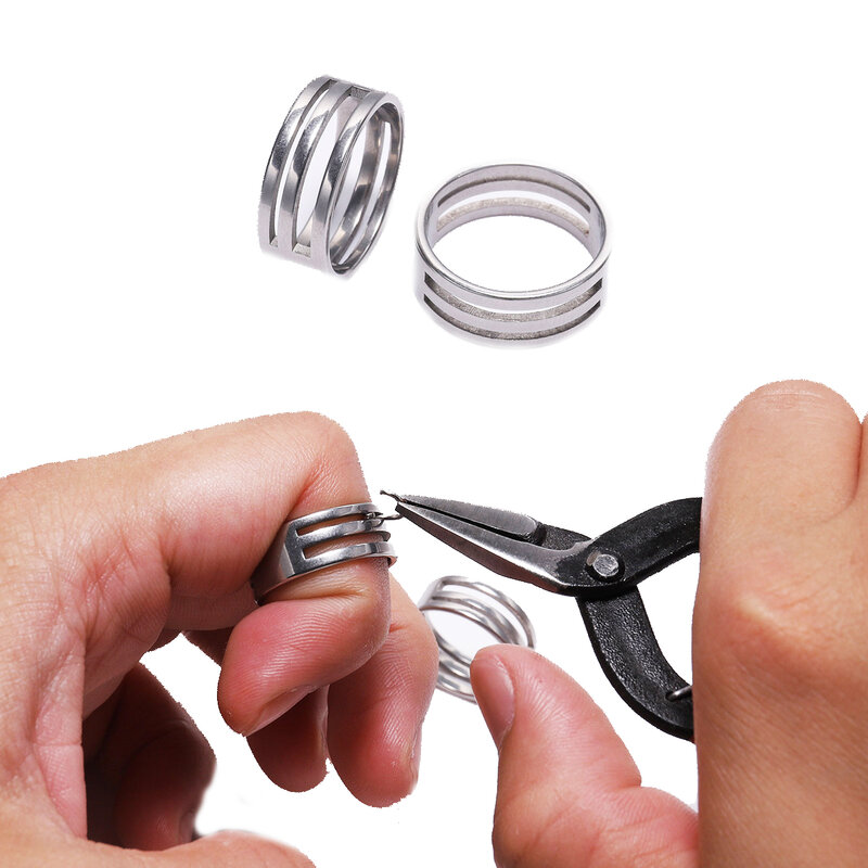 Pierścień do skoków narzędzia do otwierania zamykania pierścieni do biżuterii narzędzia do otwierania pierścieni do robienia biżuterii do robienia biżuterii 17/18/19mm