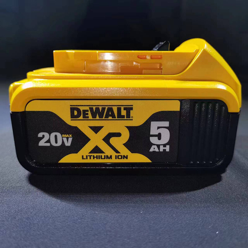 Dewalt-batería de litio Original y auténtica, 20V, 5.0Ah, XR, batería recargable compacta, DCB205