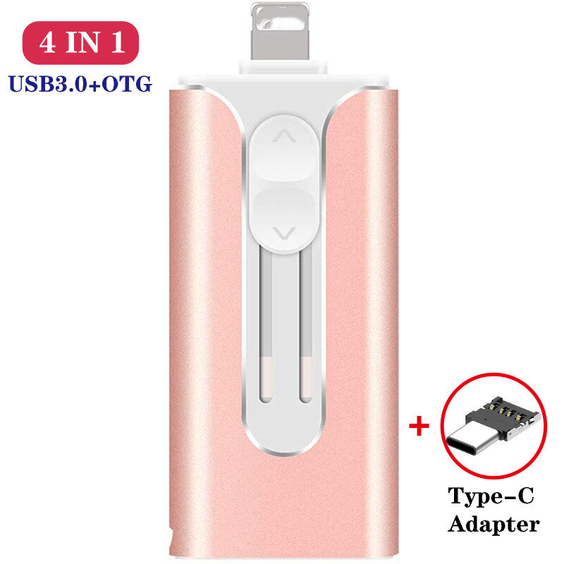 New iOS Usb Flash Drive For iPhone/iPad /Android Phone USB Stick For iPhone6 7 8 X XS XR Pendrive 64GB 128GB Disk On Key usb 3.0