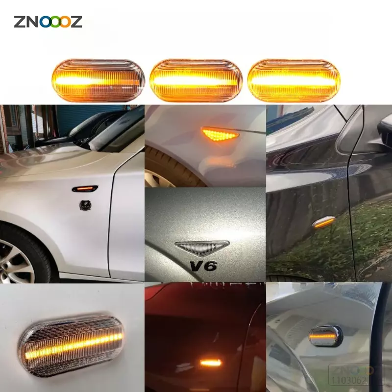 Flashing Lamp Dynamic Blinker LED Turn Signal Side Marker Light For Nissan INTERSTAR PRIMASTAR Opel MOVANO VIVARO Dacia Duster