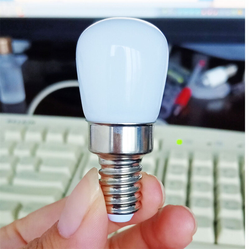 3W E14 E12 LED Fridge Light Bulb Refrigerator Corn Bulb 220V 110V 12V 24V LED Lamp Cold/Warm White SMD2835 Replace Halogen Light