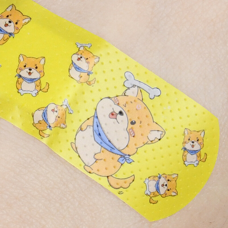 120 sztuk/partia opaska na hemostazę ze wzorem zwierzęcym bandaże samoprzylepne na zestaw ratunkowy paski na plastry gipsowe dla dzieci