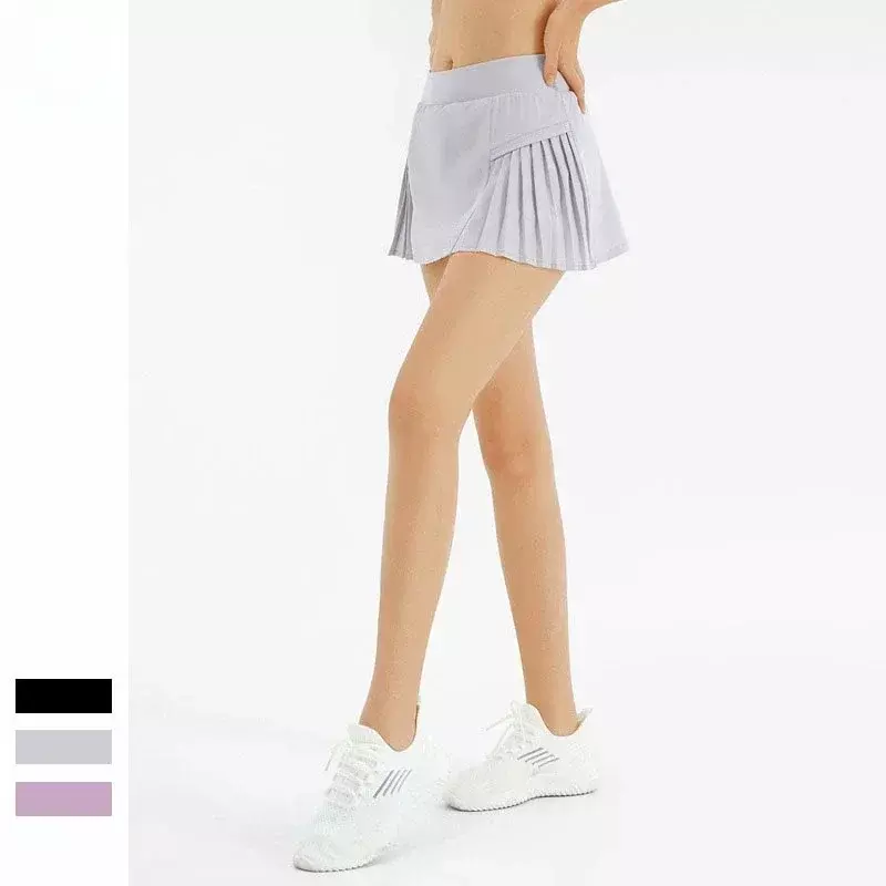 AL Yoga krótka spódniczka dla kobiet Fitness sportowy lato Anti Expose na zewnątrz szybkoschnąca spódnica spodnie oddychająca spódnica Fitness krótki