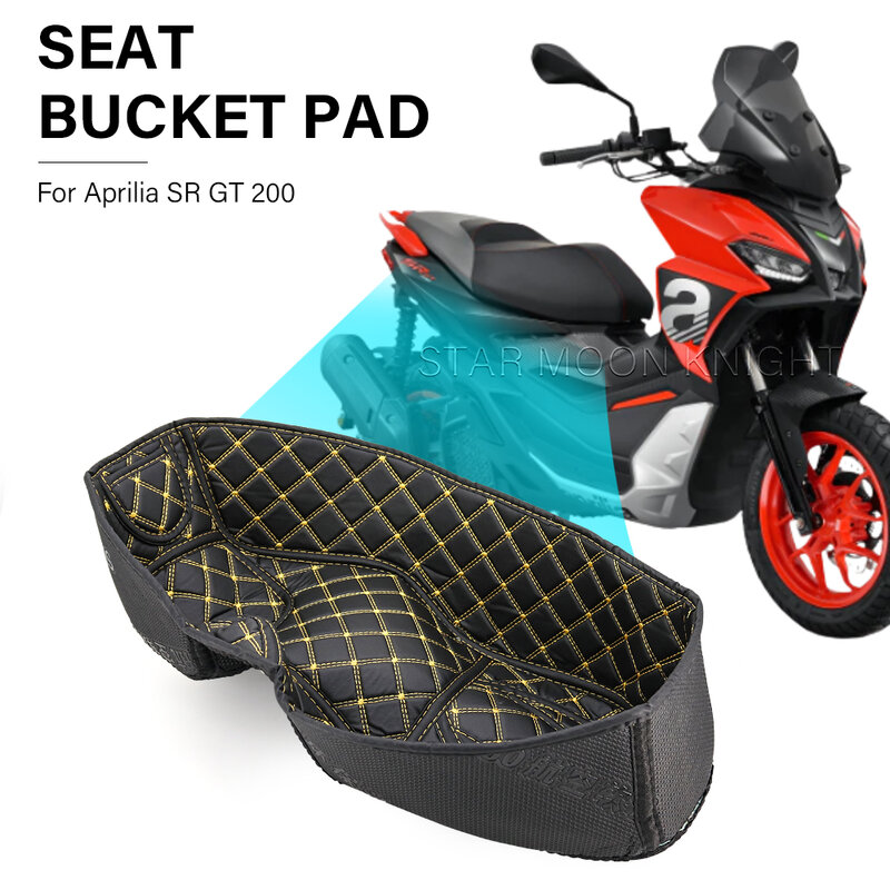 For Aprilia SRGT200 SRGT 200 Motorcycle Inner Bucket Pad Seat Cushion Storage Liner Cushion Luggage Box Pad