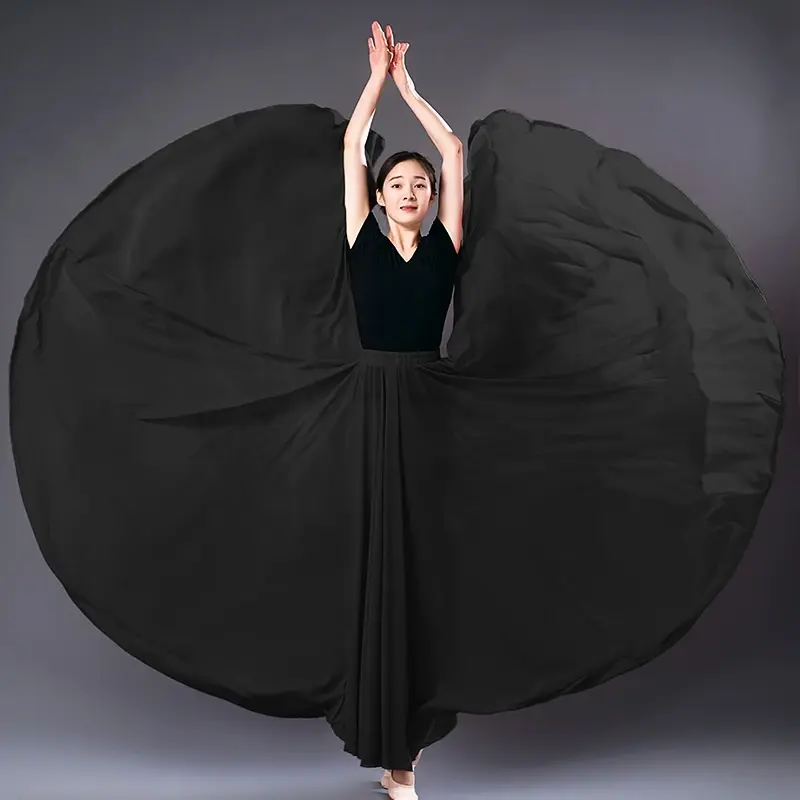Nowa kobieta 1000 stopni klasyczna ubrania do tańca damska elegancka porcelanowa spódnica ubiór na przedstawienie duża huśtawka ubrania do ćwiczeń baletowych