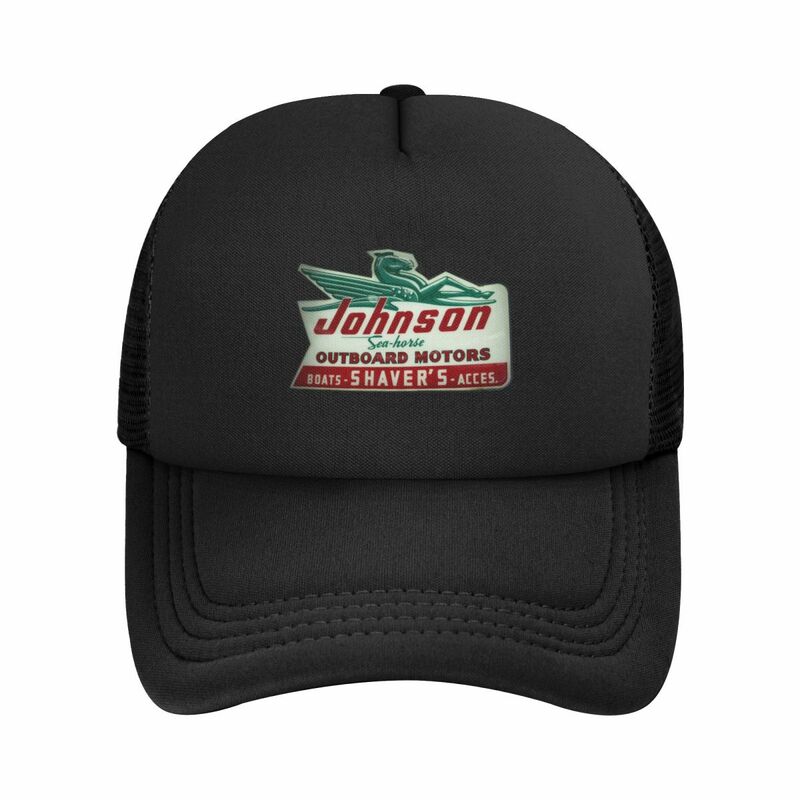 قبعة بيسبول خارجية من Johnson-Sea Horse ، شعار المحركات ، قبعة Snapback ، عيد الميلاد ، قبعات الرجال والنساء