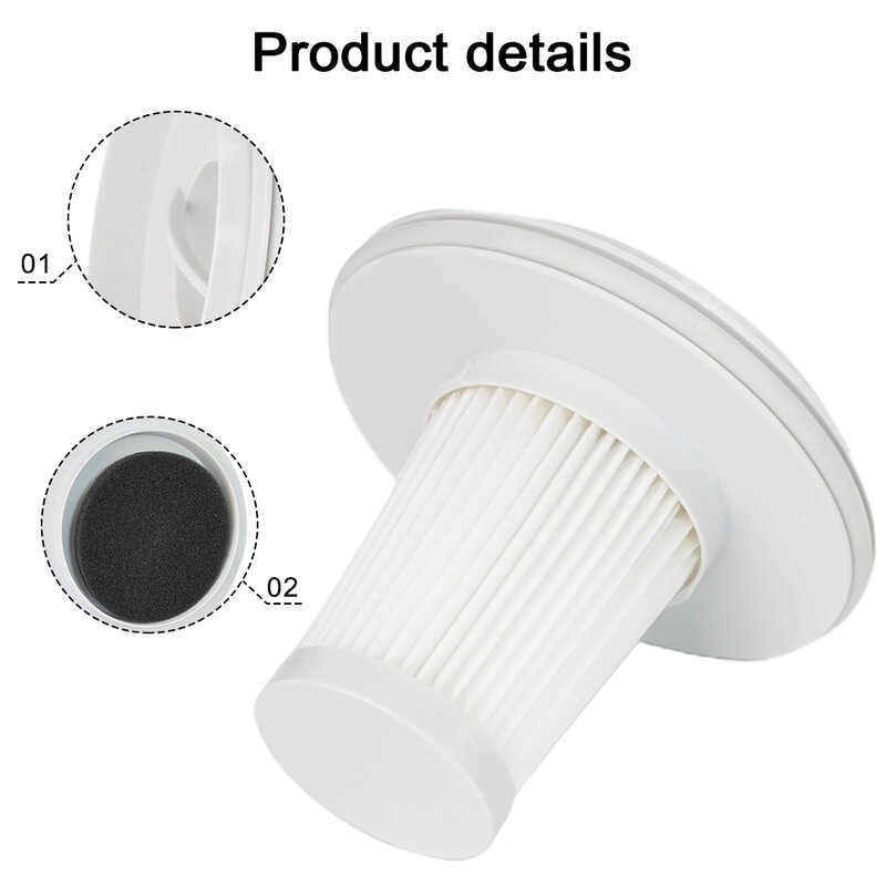 2 buah bagian Filter untuk eliminmite Eliminator Filter penyedot debu pengganti alat pembersih rumah tangga dan aksesori