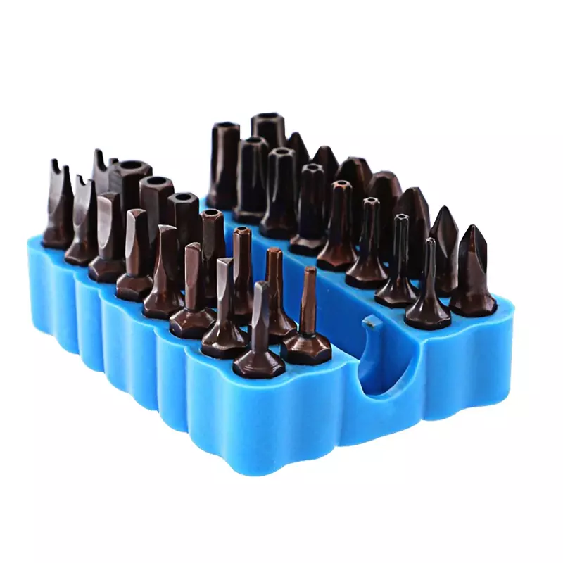 2pcs Storage Box for Multi-functional Screwdriver Wrench Hexagonal Shank Bits Organizer Repair Tools (excluding batch head)