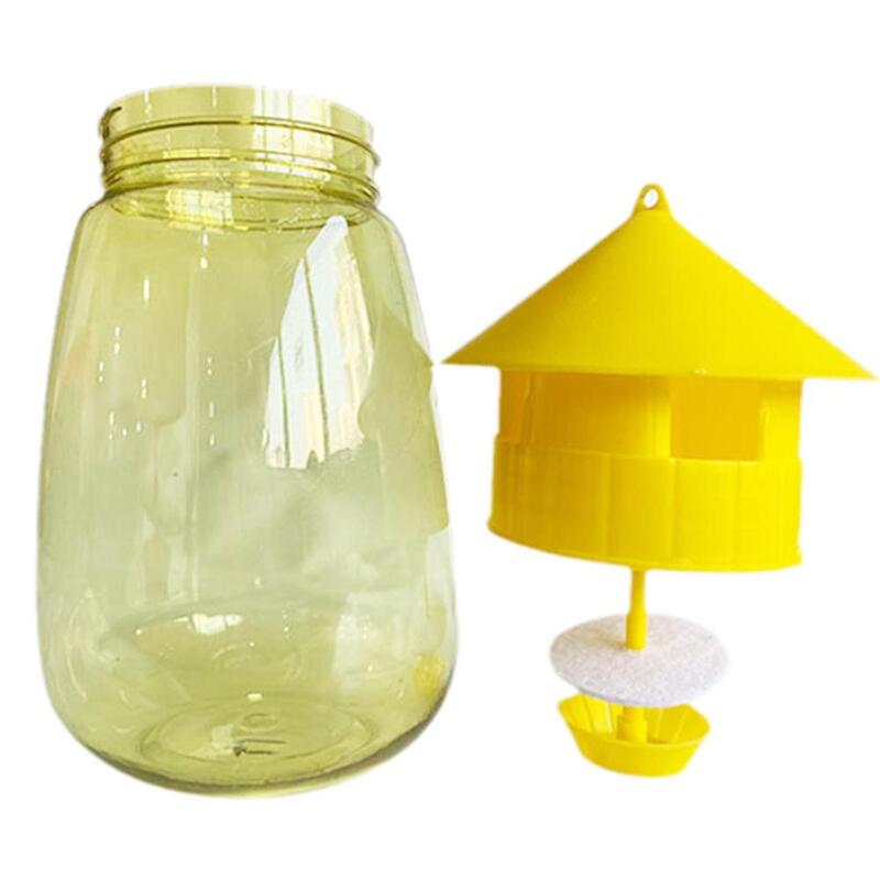 Fruit fly trap Killer Yellow Plastic Drosophila Trap Anti Fly Fruit Fly killer Catcher Orchard  Reusable Insect Trap Pest