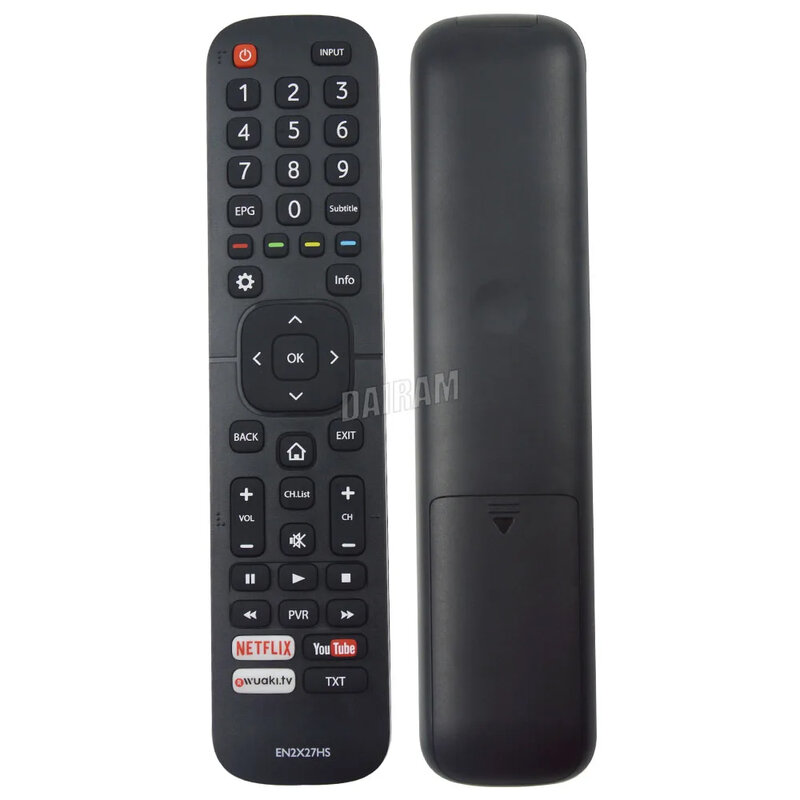 EN2X27HS Remote Control for HISENSE TV LEDD50K300P H40M3300 H43M3000 HE43K300UWTS HE49K300UWTS HE50K3300UWTS TV