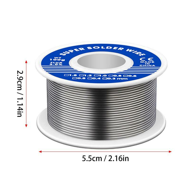 Electronic Soldering Wire Solder Wires Rosin Core Tin Multipurpose Welding Flux Iron Wire Reel Home Accessories For Repair