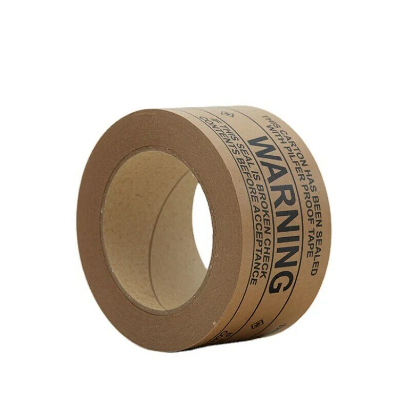 Cinta de embalaje de papel Kraft marrón autoadhesiva personalizada, producto personalizado, cinta adhesiva con logotipo personalizado