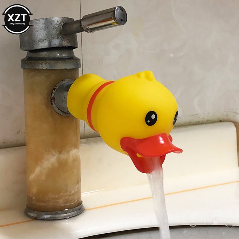 Nieuwe Animal Kraan Extender Kids Baby Kinderen Helpen Wassen Handen Sink Water Tap Extender Splash-Proof Uitloop Extension Bad speelgoed