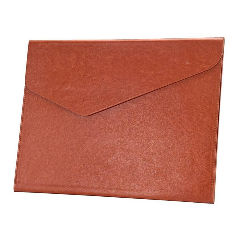 A4ข้อมูลกระเป๋าฝีมือดี Tas Berkas แบบพกพากว้างที่มีประโยชน์ซ่อนช่องเสียบบัตร A4กระดาษ Tas Berkas