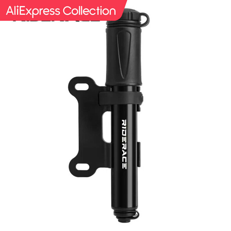AliExpress Collection RIDERACE Bike Pump Portable Mini Cycling Hand Air Pump High Pressure Ball MTB Road Bicycle Tire Inflator