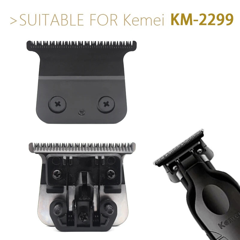 Запасное лезвие для Kemei KM-2299, машинка для стрижки волос, профессиональный триммер для волос, режущий нож, головка, аксессуары