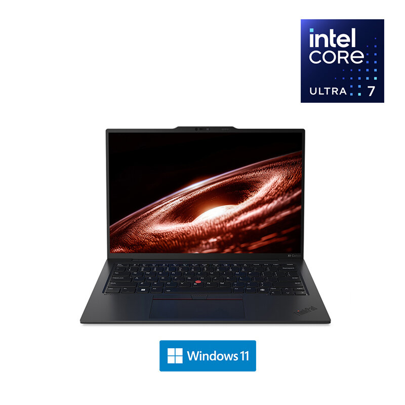 레노버 노트북 씽크패드 X1 카본 AI 2024, 인텔 코어 울트라 7 아크 그래픽 RAM, 32GB LPDDR5x 1TSSD, 14 인치 2.8K 60Hz 노트북 PC
