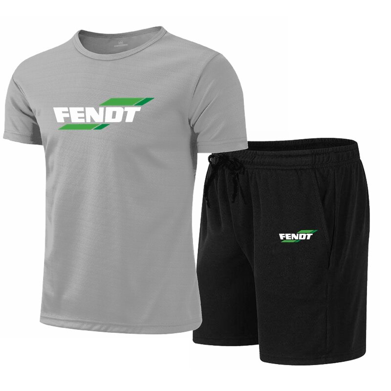 Letnie zestawy męskie modne dresy męskie t-shirty z krótkim rękawem + spodenki sportowe kombinezon szybkoschnący strój codzienny męskie zestawy joggersów