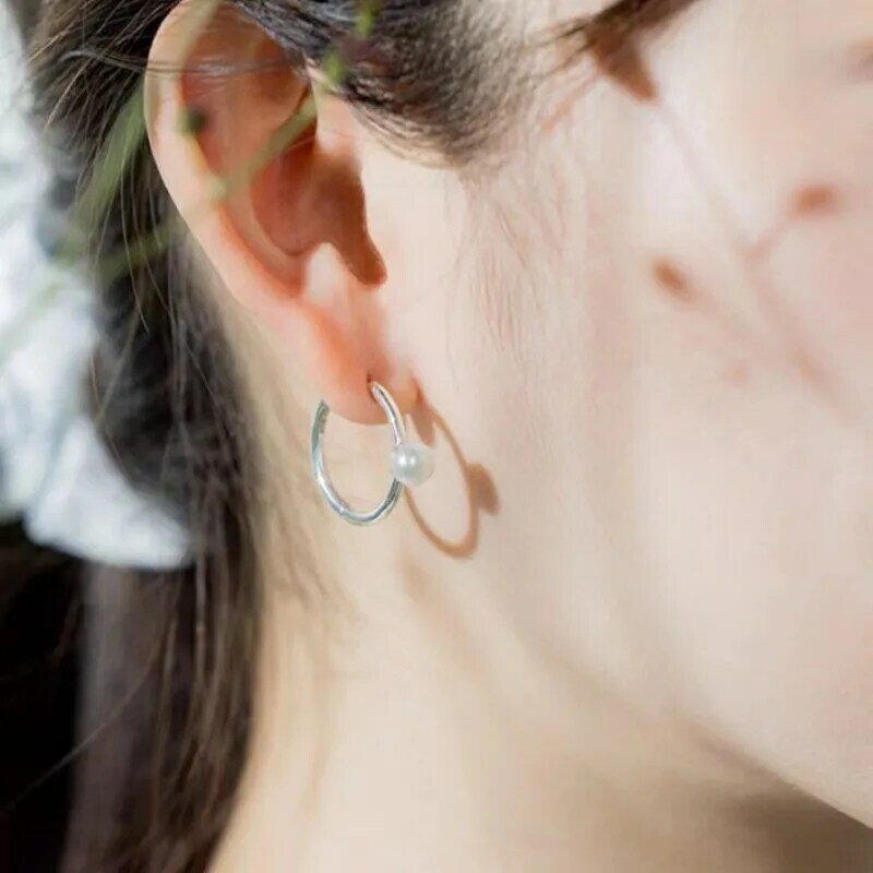 Boucles d'oreilles en forme de vague coréenne pour femmes, Bangtan Boys, DALMAJUNG, boucles d'oreilles en forme de papillon avec perles, accessoires à la mode, nouvelle collection automne 2022