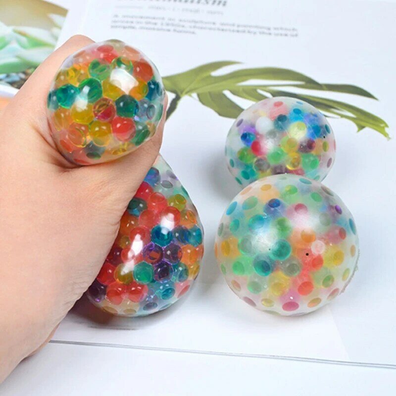 Handhold Squeeze Vent Ball Toy Miniature ของเล่นแปลกใหม่ Office ใช้ของเล่นบรรเทาความเครียดเปลี่ยนสี Squishy Ball ของเล่น