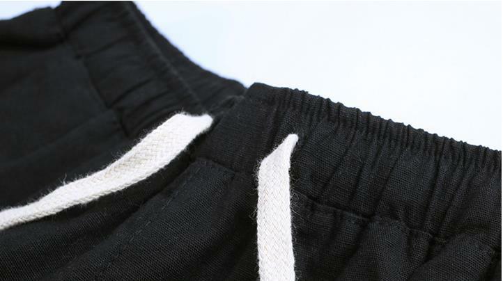 Pantalones cortos holgados de algodón para mujer, faldas femeninas de cintura elástica media, gran oferta, Verano