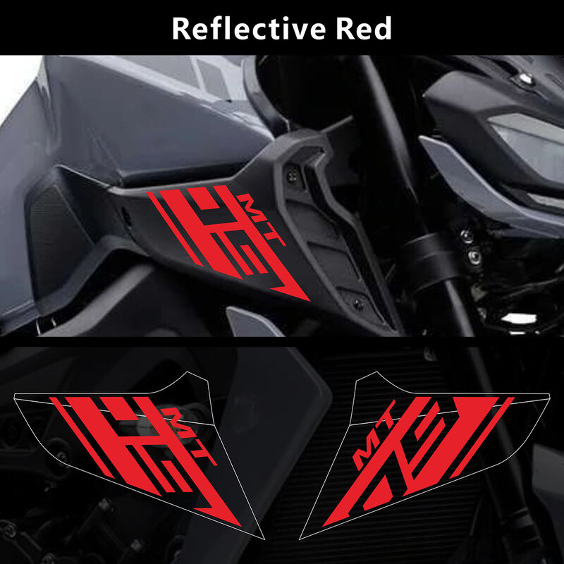 Anolestix reflektierende motorrad logo set emblem abziehbilder für yamaha mt09 MT-09 sp 2017 2018 2019 2020