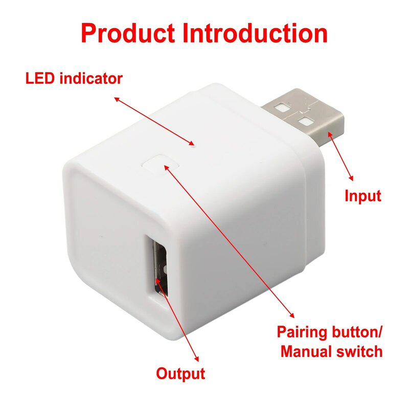 Inteligentny adapter USB 5V WiFi Mini zasilacz USB do inteligentnego domu dla Tuya Canaleta Pared Para kable straż
