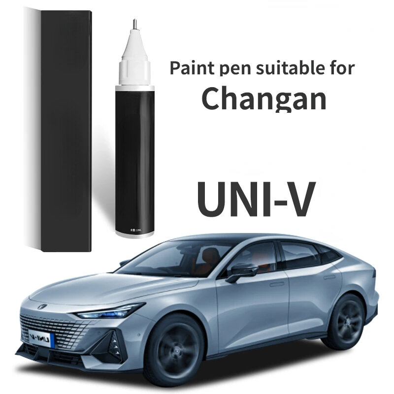 Caneta de Pintura Especial Adequado para Changan Uni-v, Sombra Deslumbrante, Putty Cinza, Luar Branco, UNIV Modificação Fixer, UNI-V