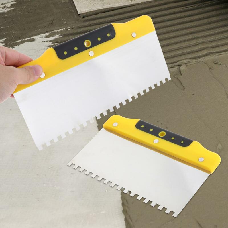 Finishing Trowel Grout Spreading Tools Plaster Tiling Notched Spreader Putty
