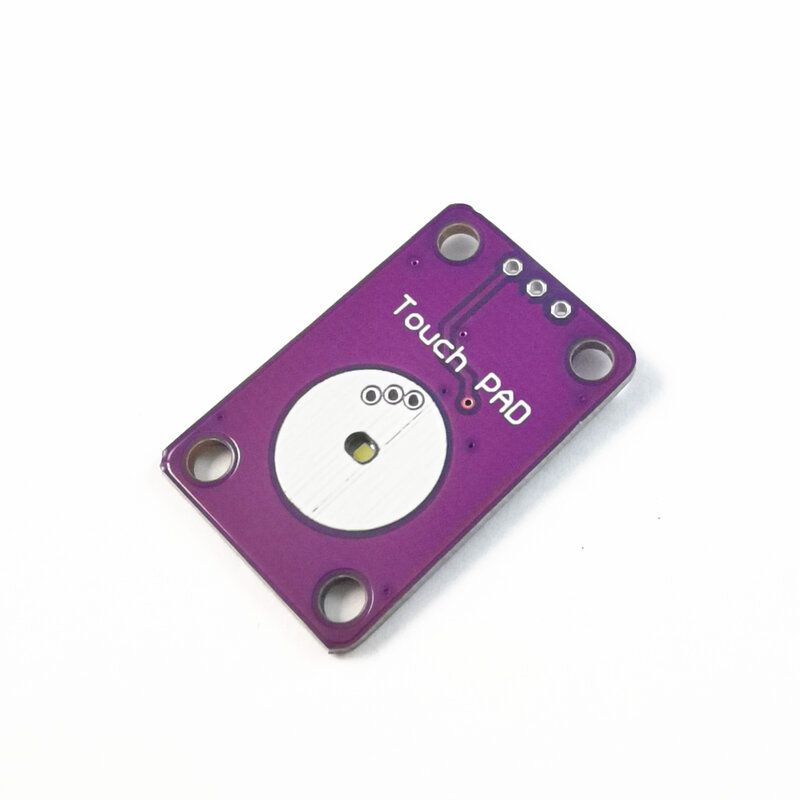 Bouton tactile avec lumière blanche au milieu, compatible Touch Key Tech, peut être associé à des balles tactiles avec trous, RH6030