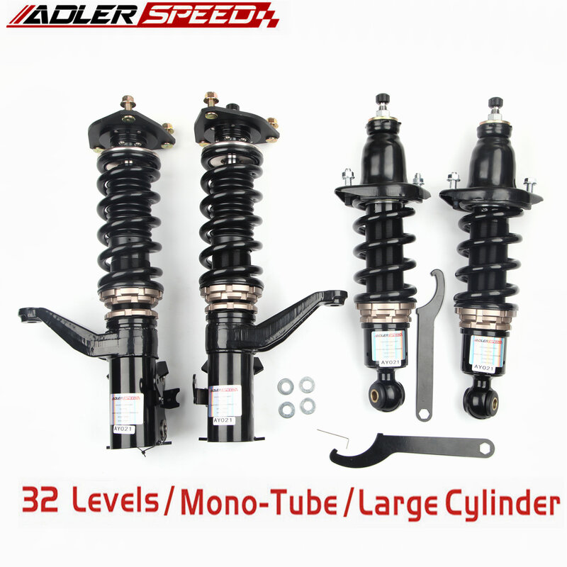 For 2002-2006 Acura Rsx DC5 Coilovers Suspension Kit Adjust Damper by ADLERSPEED