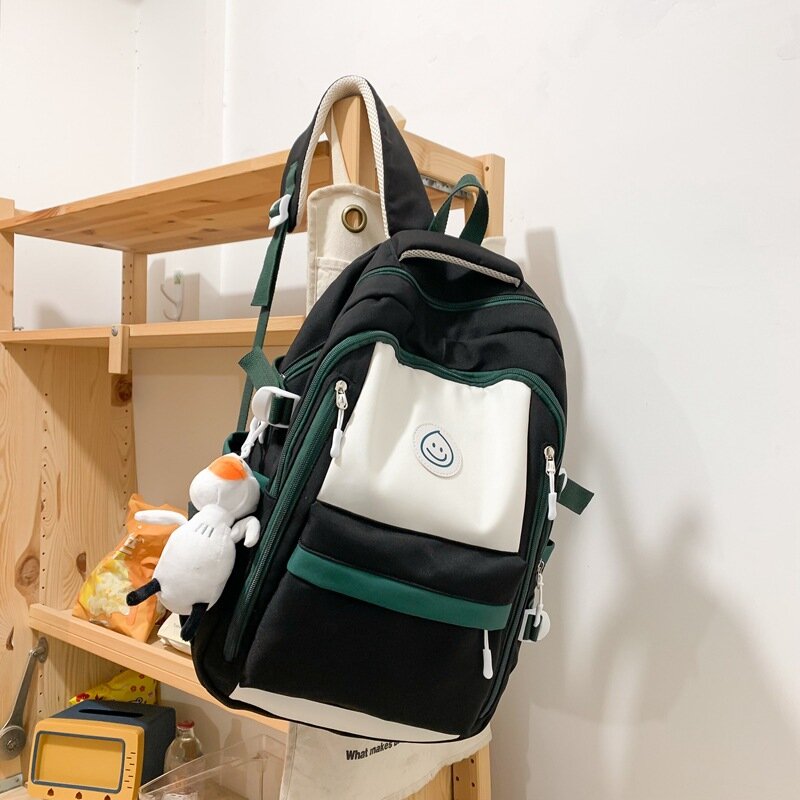 2023 plecak płócienny studentka mody w plecaku japoński minimalistyczny torby komputerowe podróżniczy w uczeń gimnazjalnym