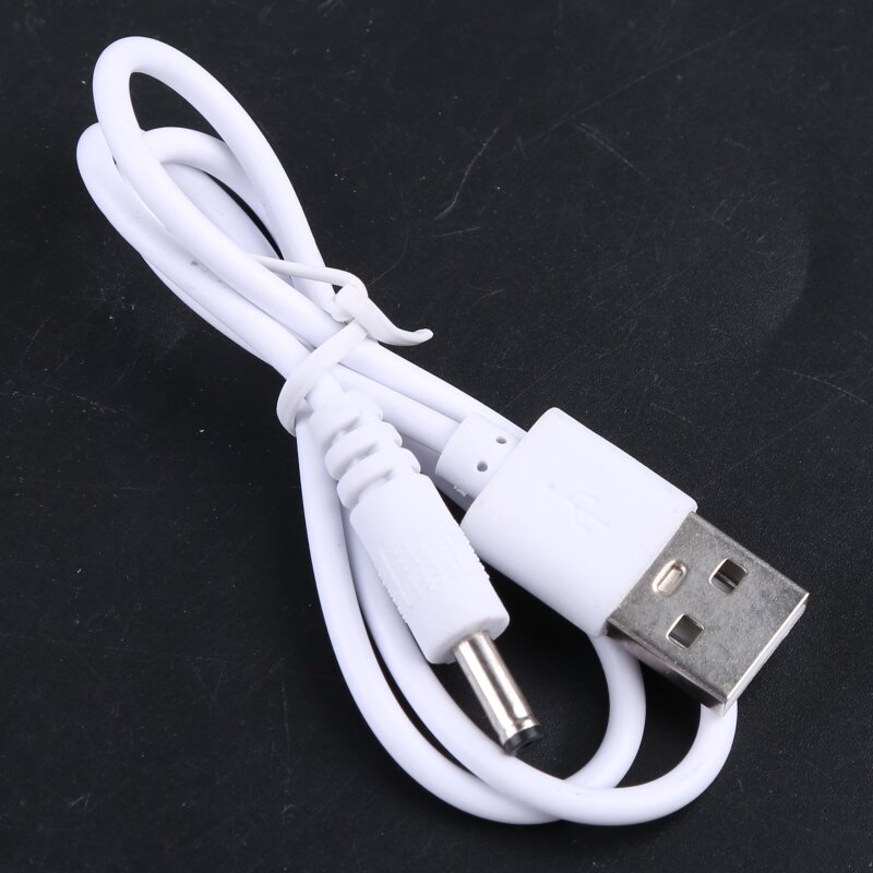 droit PC USB mâle vers pour connecteur baril 3.5mm 1.35mm, câble d'alimentation