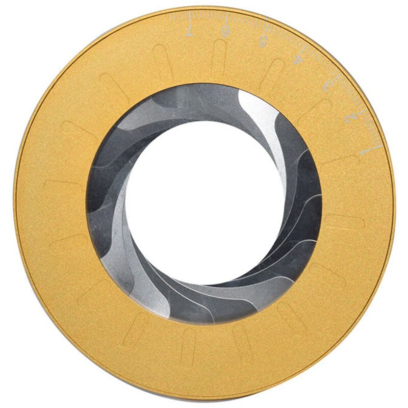 Outil de dessin circulaire en acier inoxydable 304, outil de dessin de mesure rotative réglable, règle de dessin de boussole créative