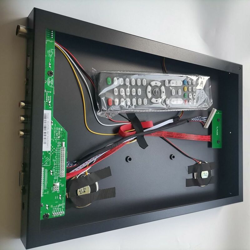 Placa controladora de TV LCD + carcasa de metal de aleación de aluminio, para 40pin, 15,6 ", LTN156AT27, 1366x768, VGA, HDMI