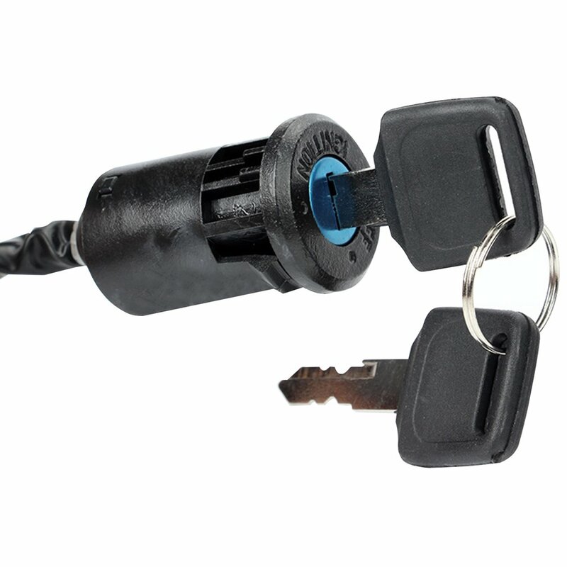 Off-road Motorcycle Modified Universal Small High Game ATV Start Ignition Switch Electric Door Lock Key Switch Easy to Install