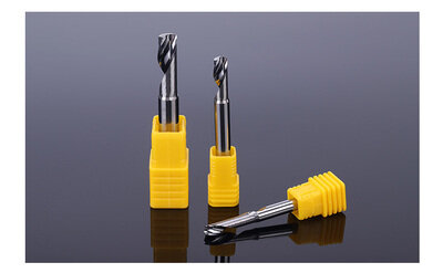 Single-edged spiral milling cutter CNC engraving machine tool bit tool single-edged knife