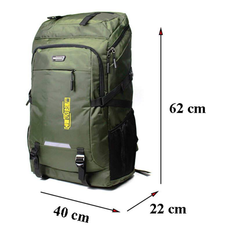 Mochila de esportes ao ar livre para homens e mulheres, mochila de escalada e viagem, mochila escolar, 80L, 50L