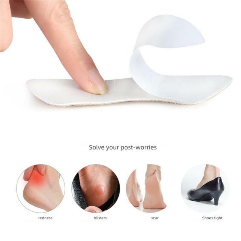 1Pair Heel Insoles For Sports Shoes Haigh Heel Inserts Pain Relief Anti-wear Cushion Pad Back Adhesive Shoe Pads Sponge Insole
