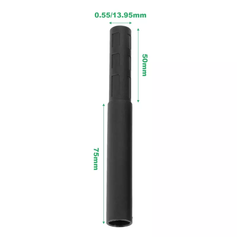5 stücke Golf Club Verlängerung Stangen Kit Carbon Faser Butt Extender Stick für Graphit/Eisen Welle Putter Golf Zubehör schwarz