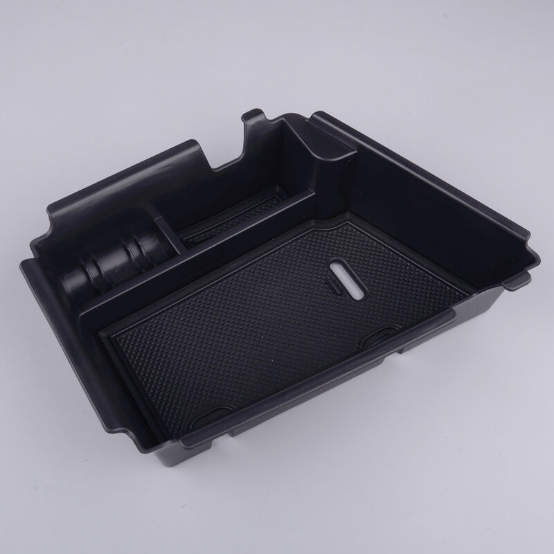 صندوق تخزين مسند ذراع كونسول مركزي أسود للسيارة ، صينية منظم ، مناسب لهيونداي إلنترا