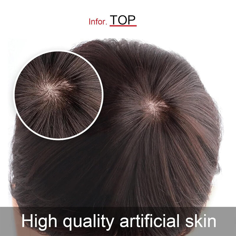 Модный короткий прямой С Челкой Темно-коричневый парик фальшивой для женщин синтетические волосы термостойкий естественный ищет для повседневного использования