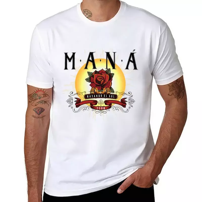 2024 vier Jahreszeiten T-Shirt Bedakan Mana Rayando Tour T-Shirt Grafik Shirts kurze Ärmel reine Baumwolle Tops lässige Streetwear