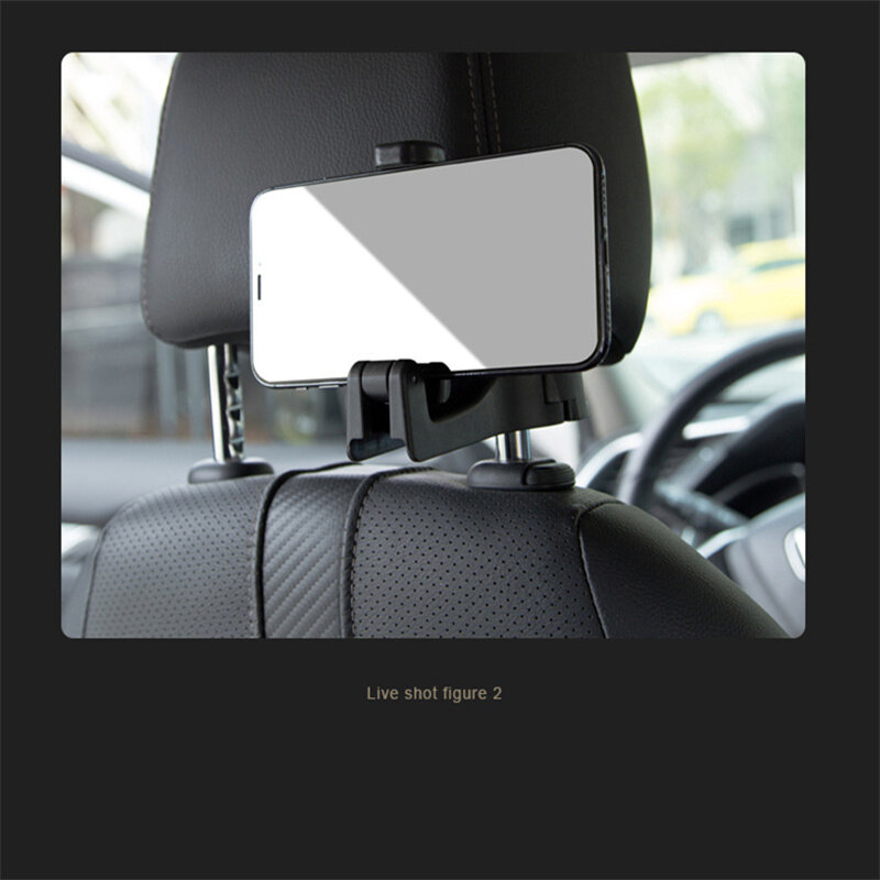 Wielofunkcyjny hak tylne siedzenie samochodowe z uchwytem na telefon wygodne przechowywanie rozwiązanie organizacyjne na tylne siedzenie pojazdu
