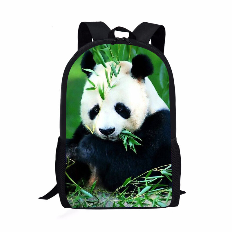 Mochila con estampado de Panda para niños, mochila escolar para niños, bolsa de libros para estudiantes, mochilas multifuncionales de moda