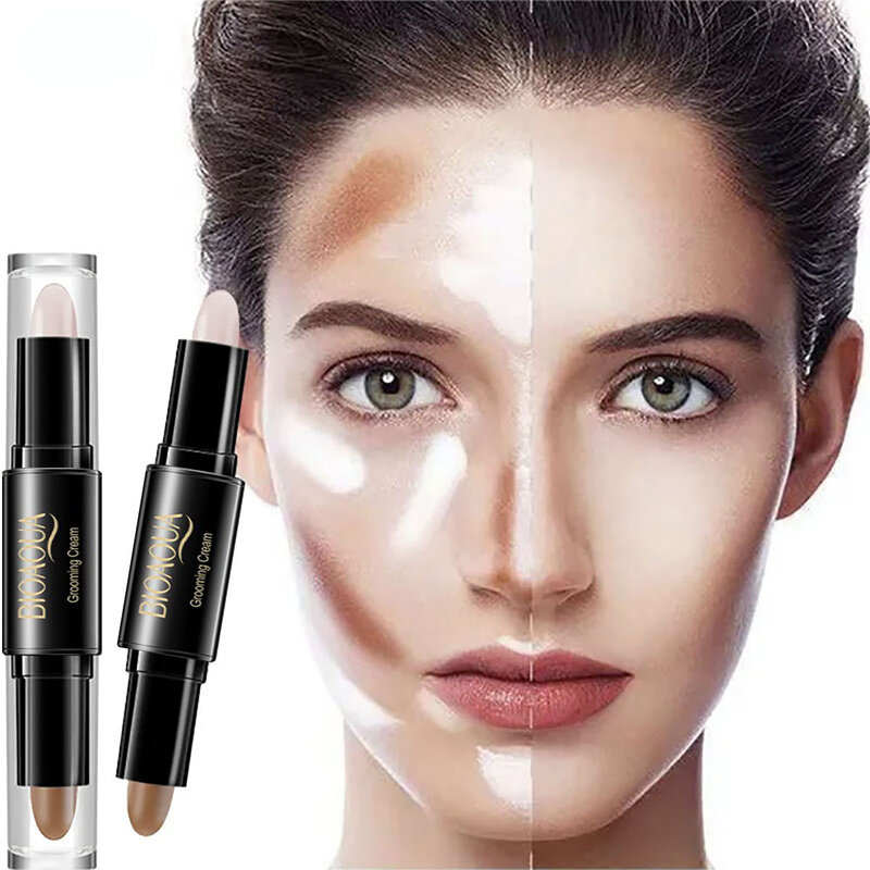 Krim Foundation Riasan Profesional Kualitas Tinggi untuk Concealer Wajah Contouring untuk Kosmetik Kecantikan Wajah Bronzer